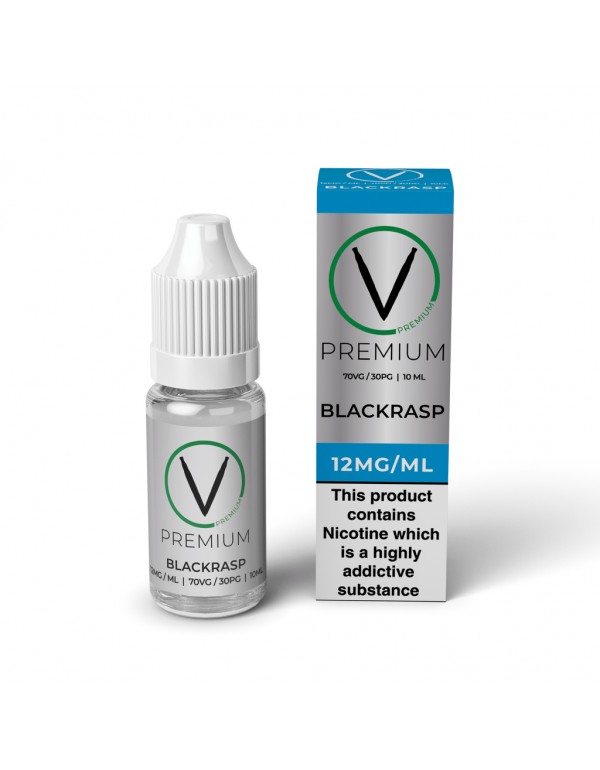 V Premium High VG - BlackRasp E-Liquid (10ml)