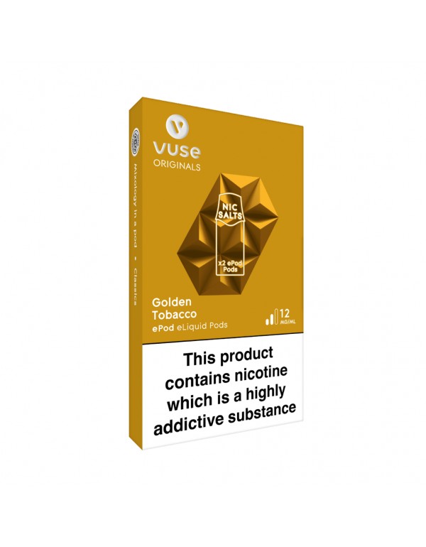 Vuse ePod vPro Cartridges - Golden Tobacco