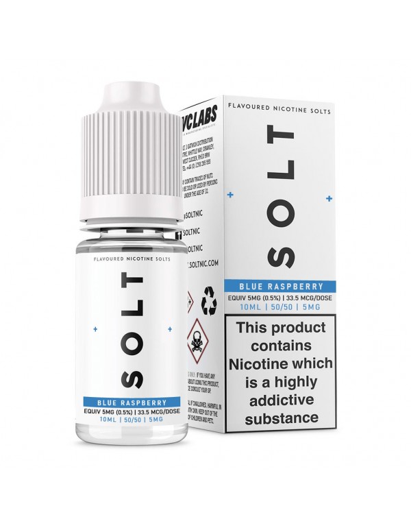 Solt E-Liquids - Blue Raspberry - 10ml