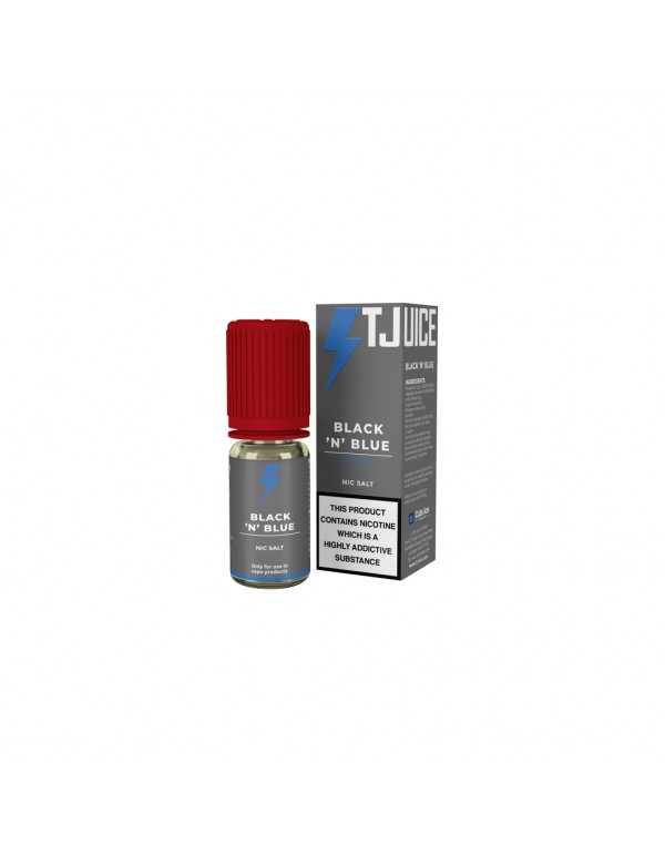 T-Juice Nic Salt - Black N Blue E-Liquid (10ml)