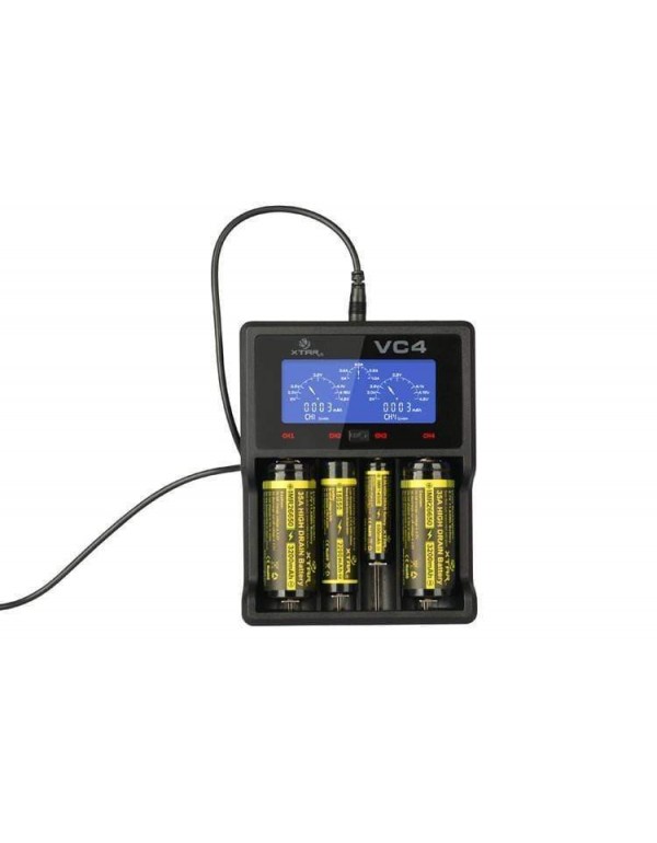 XTAR VC4 Charger with LCD Display For Li-ion/Ni-MH...