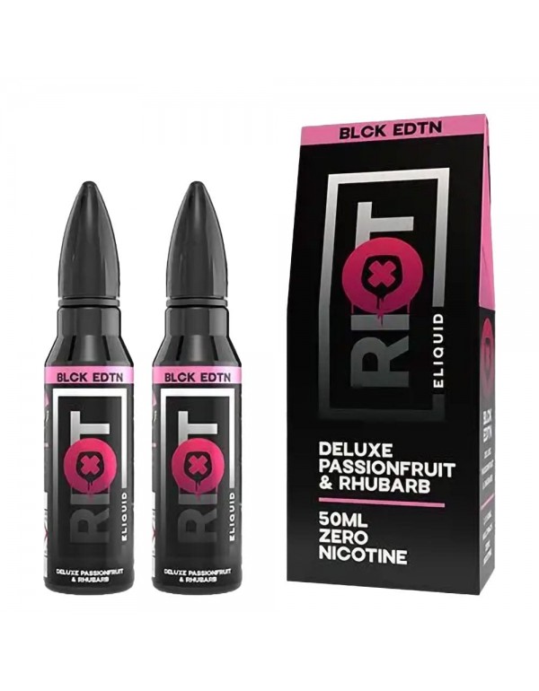 Riot Squad Black Edition  - Passion Fruit & Rh...