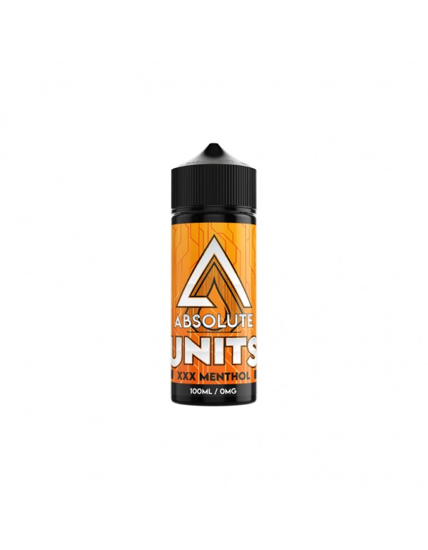 Absolute Units - XXX Menthol Shortfill E-liquid (100ml)