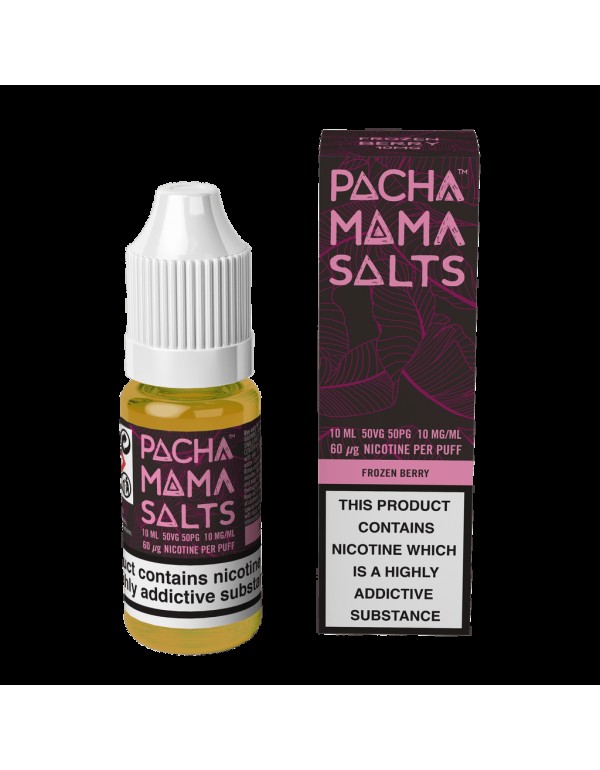 Pacha Mama Nic Salt E-Liquids - Frozen Berries - 1...