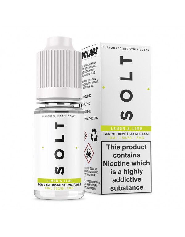 Solt E-Liquids - Lemon Lime - 10ml