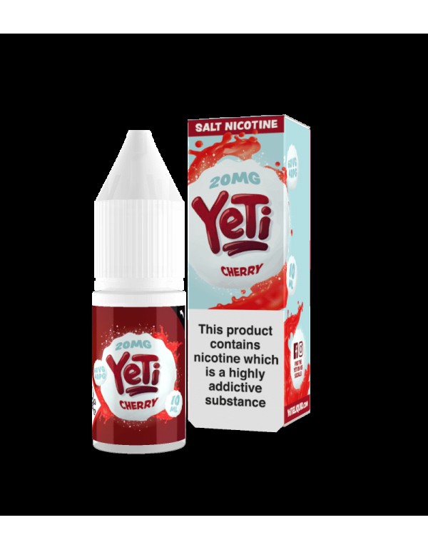 Yeti Salts - Cherry Ice 10mlNic Salt E-Liquid