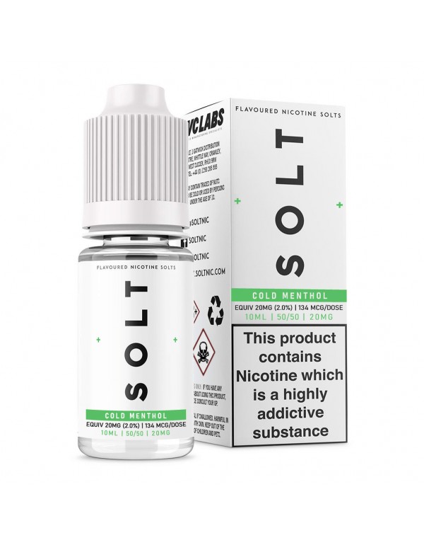 Solt E-Liquids - Cold Menthol - 10ml