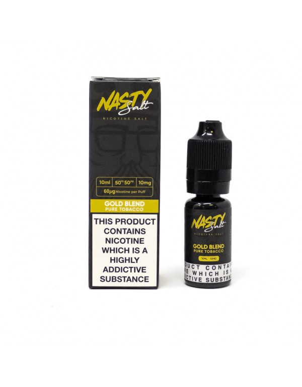 Nasty Tobacco Salt - Gold Blend 10ml Nic Salt E-Li...