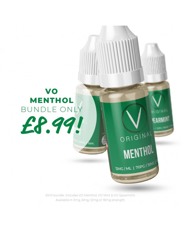 VO Mixed Menthol and Mints Bundle (3x10ml)