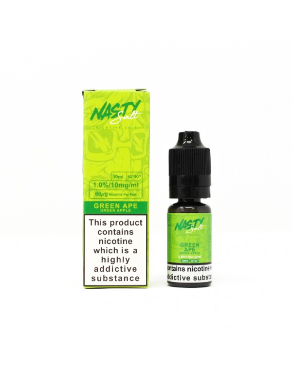 Nasty Salt - Green Ape 10ml Nic Salt E-Liquid