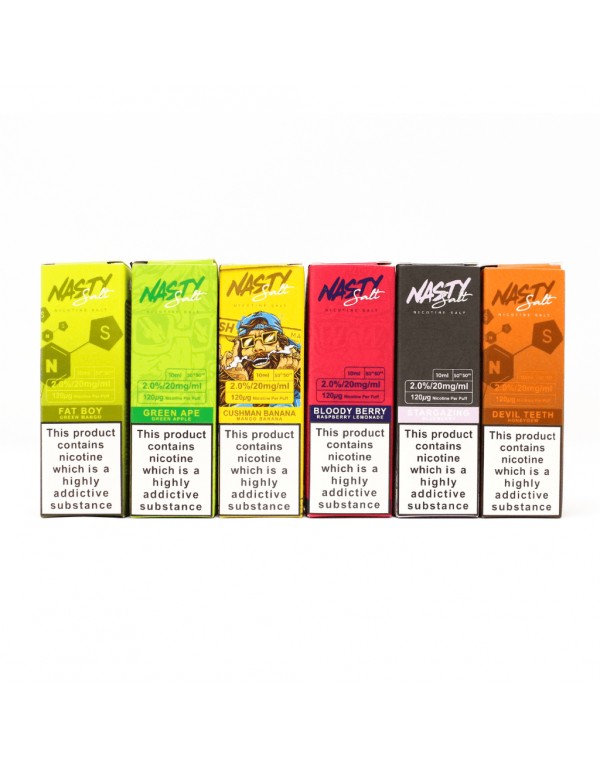 Nasty Salt - Green Ape 10ml Nic Salt E-Liquid