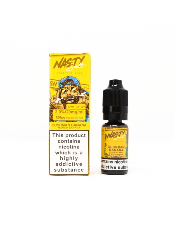 Nasty Salt - Cush Man Banana 10ml Nic Salt E-Liquid