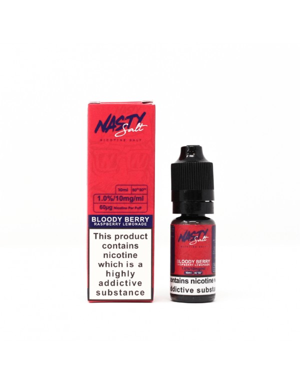 Nasty Salt - Bloody Berry 10ml Nic Salt E-Liquid