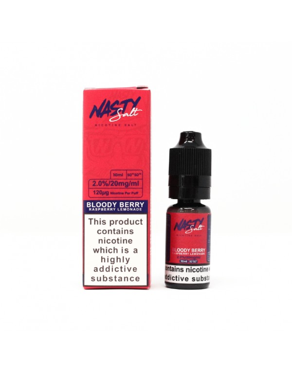 Nasty Salt - Bloody Berry 10ml Nic Salt E-Liquid