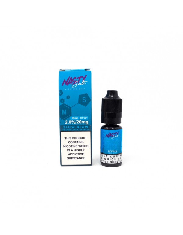 Nasty Salt - Slow Blow 10ml Nic Salt E-Liquid