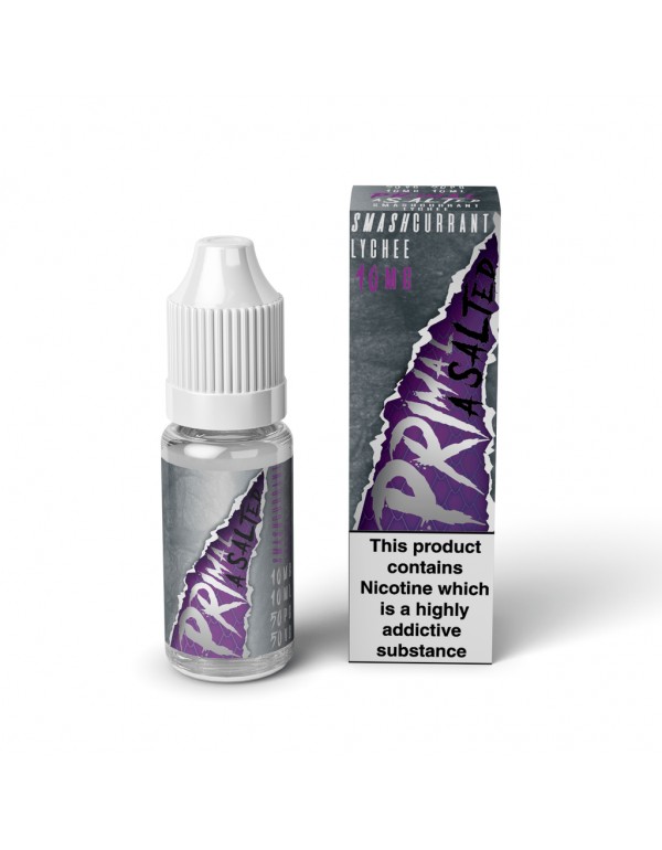 Primal Asalted - Smashcurrant Lychee 10ml Nic Salt...