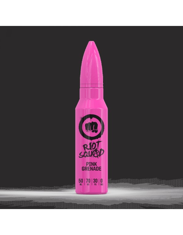Riot Squad - Pink Grenade Premium Shortfill E-Liquid (50ml)