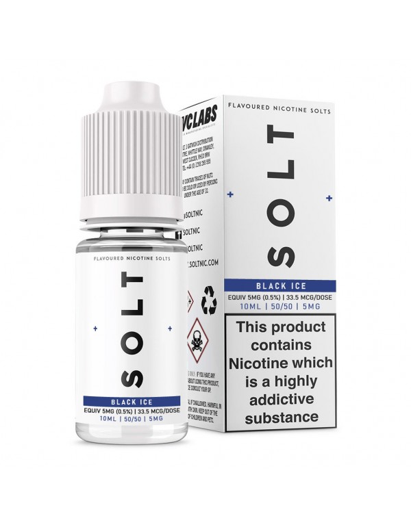 Solt E-Liquids - Black Ice - 10ml