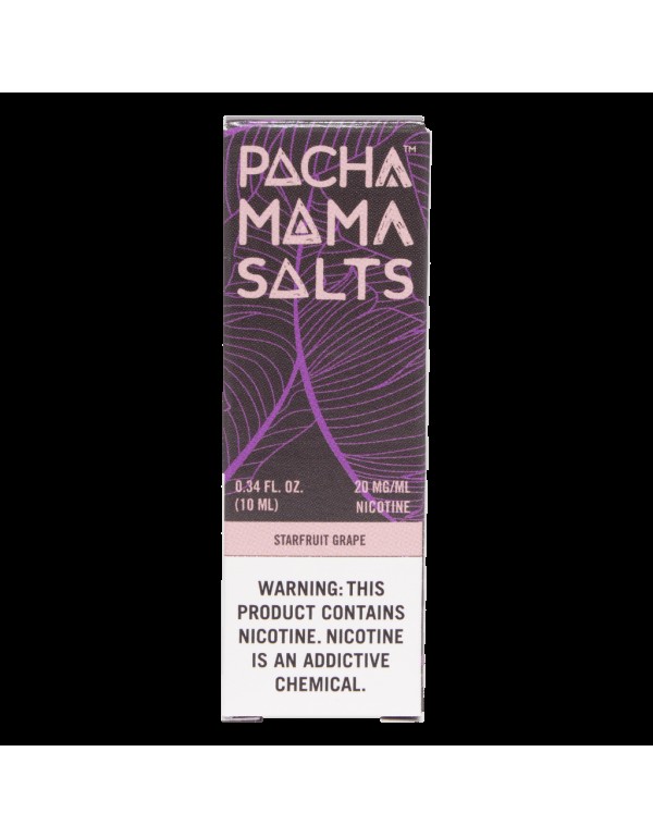 Pacha Mama Nic Salt E-Liquids - Starfruit Grape - 10ml