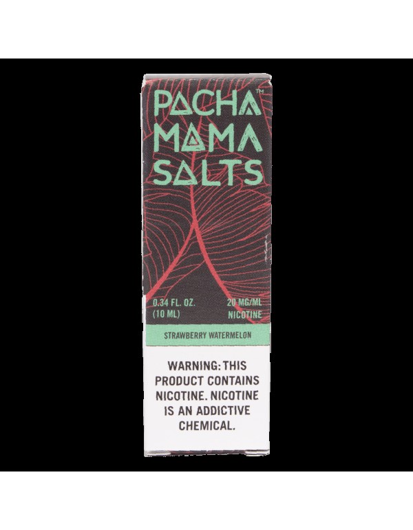 Pacha Mama Nic Salt E-Liquids - Strawberry Watermelon - 10ml