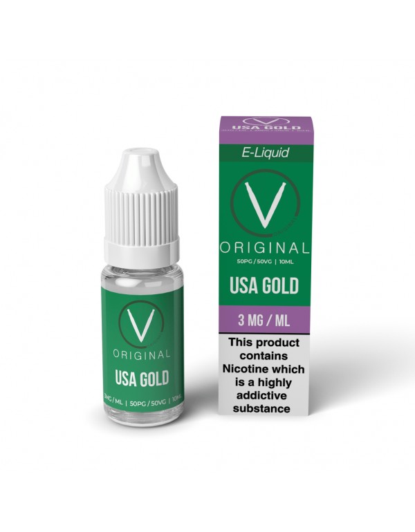 VO - USA Gold Tobacco E-Liquid (10ml)