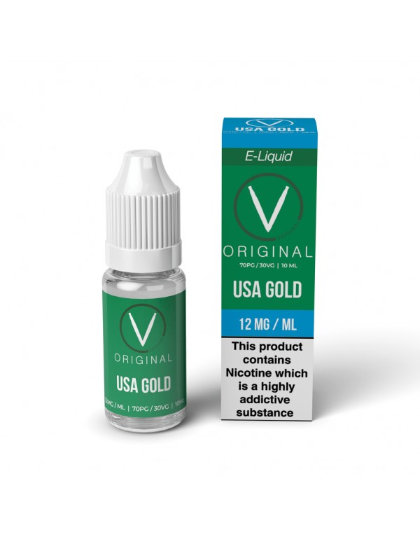 VO - USA Gold Tobacco E-Liquid (10ml)